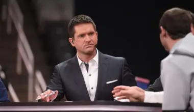 ESPN analyst Todd McShay on remote set for ESPN College Football during the Clemson Tigers Media Day for the College Football Playoff National Championship on January 5, 2019, at the SAP Center in San Jose, CA.