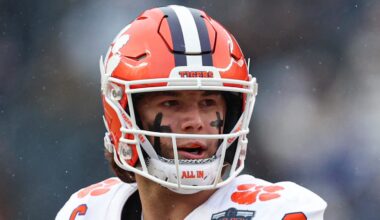 Clemson Tigers quarterback Cade Klubnik