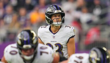 Baltimore Ravens place kicker Tyler Loop
