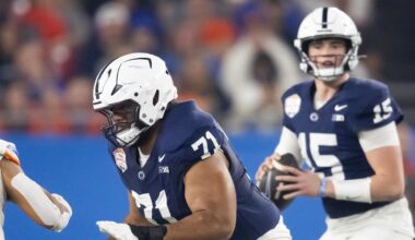 Familiar Offensive Lineman Linked to Needy Chargers in Latest NFL Mock Draft