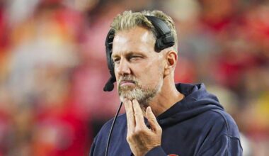 Chicago Bears head coach Matt Eberflus