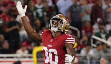 San Francisco 49ers safety George Odum (30)