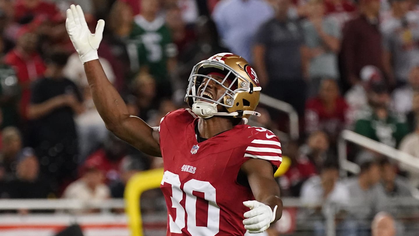 San Francisco 49ers safety George Odum (30)