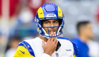 Los Angeles Rams quarterback Jimmy Garoppolo.