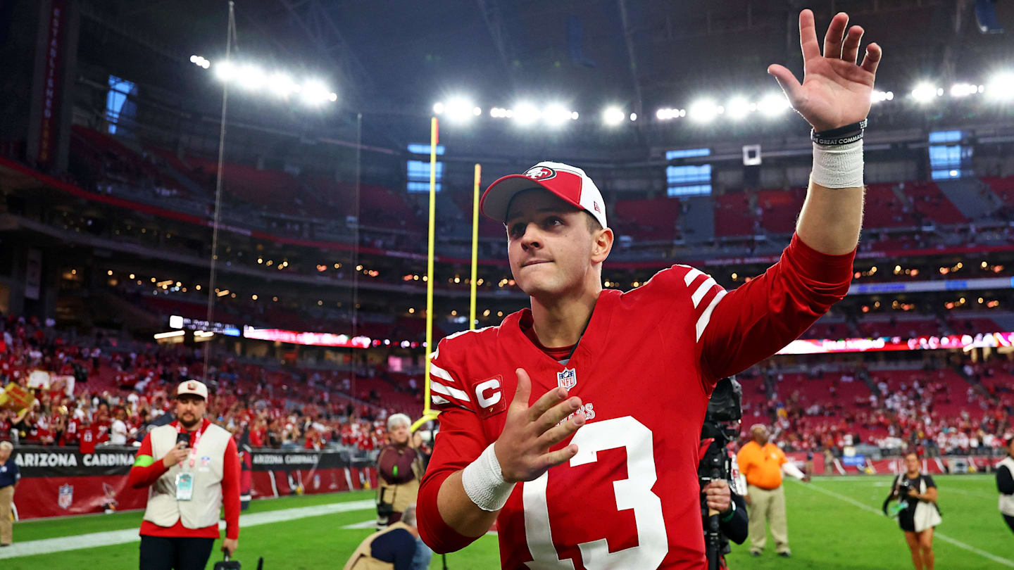 San Francisco 49ers quarterback Brock Purdy (13)