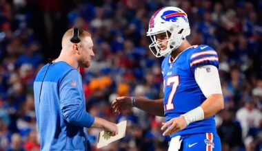 Bills' Joe Brady 'Not There Yet' on Changing Major Part of Josh Allen's Game