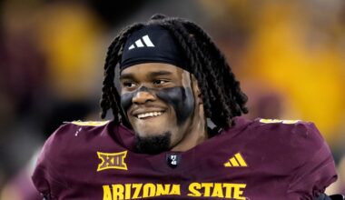 Arizona State Sun Devils offensive lineman Max Iheanachor