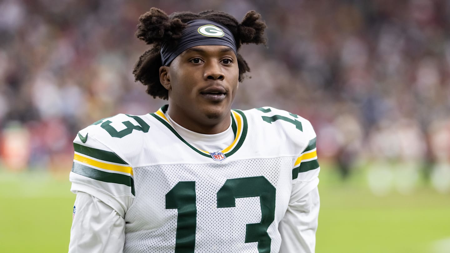 Green Bay Packers wide receiver Dontayvion Wicks