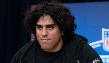 Utah Utes offensive lineman Spencer Fano