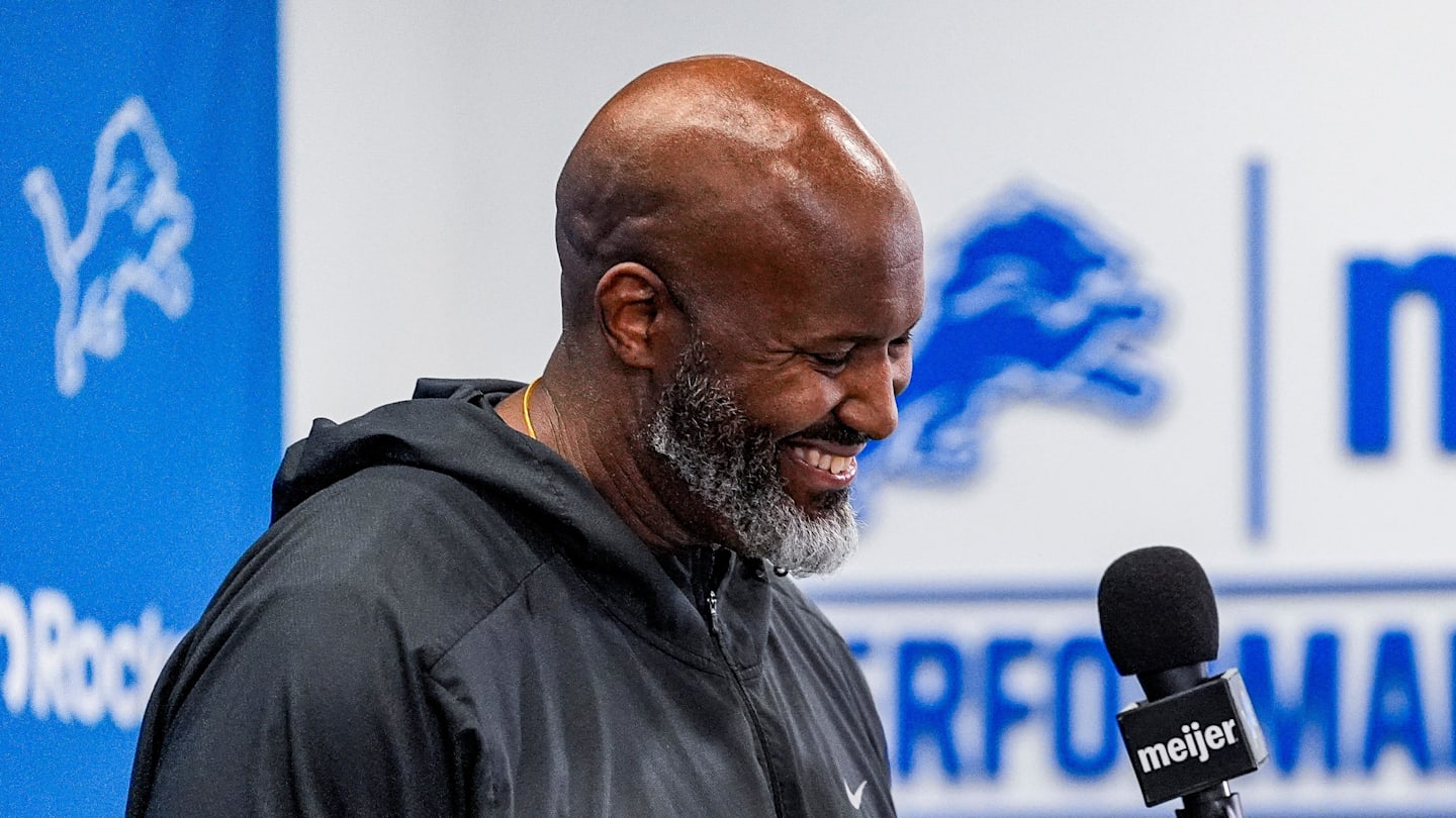 Detroit Lions executive vice president and general manager Brad Holmes