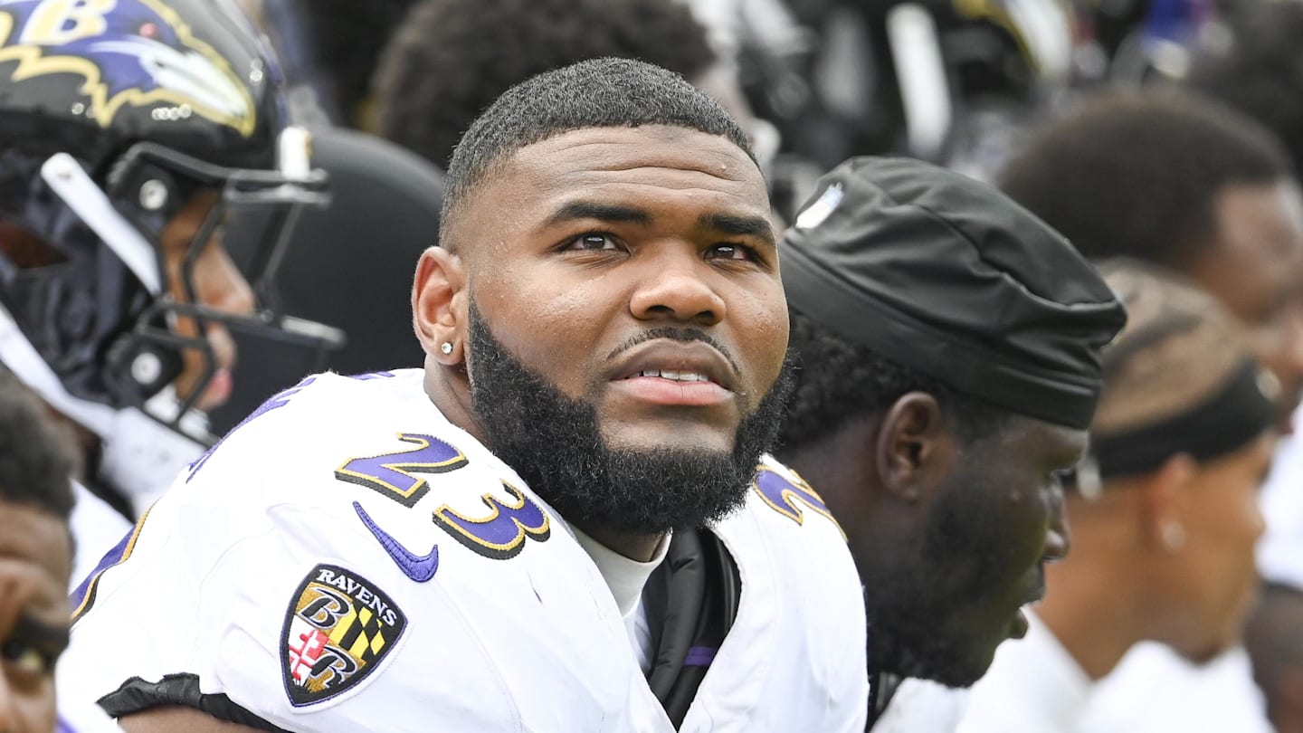 Baltimore Ravens linebacker Trenton Simpson