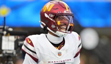 Jayden Daniels Leads Private Commanders Offseason Workout in LA