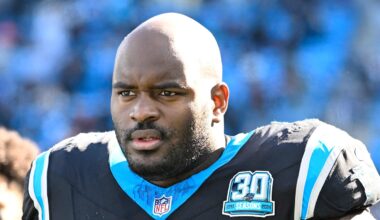 Carolina Panthers offensive tackle Taylor Moton
