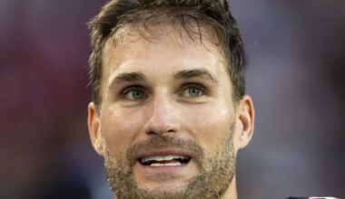 Former Atlanta Falcons quarterback Kirk Cousins against the Arizona Cardinals.