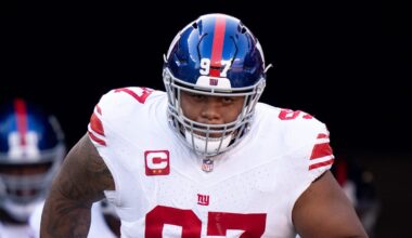 New York Giants defensive tackle Dexter Lawrence II (97)