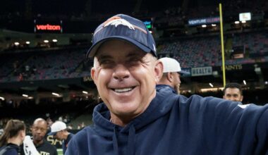 Denver Broncos head coach Sean Payton