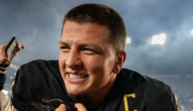 Vanderbilt Commodores quarterback Diego Pavia