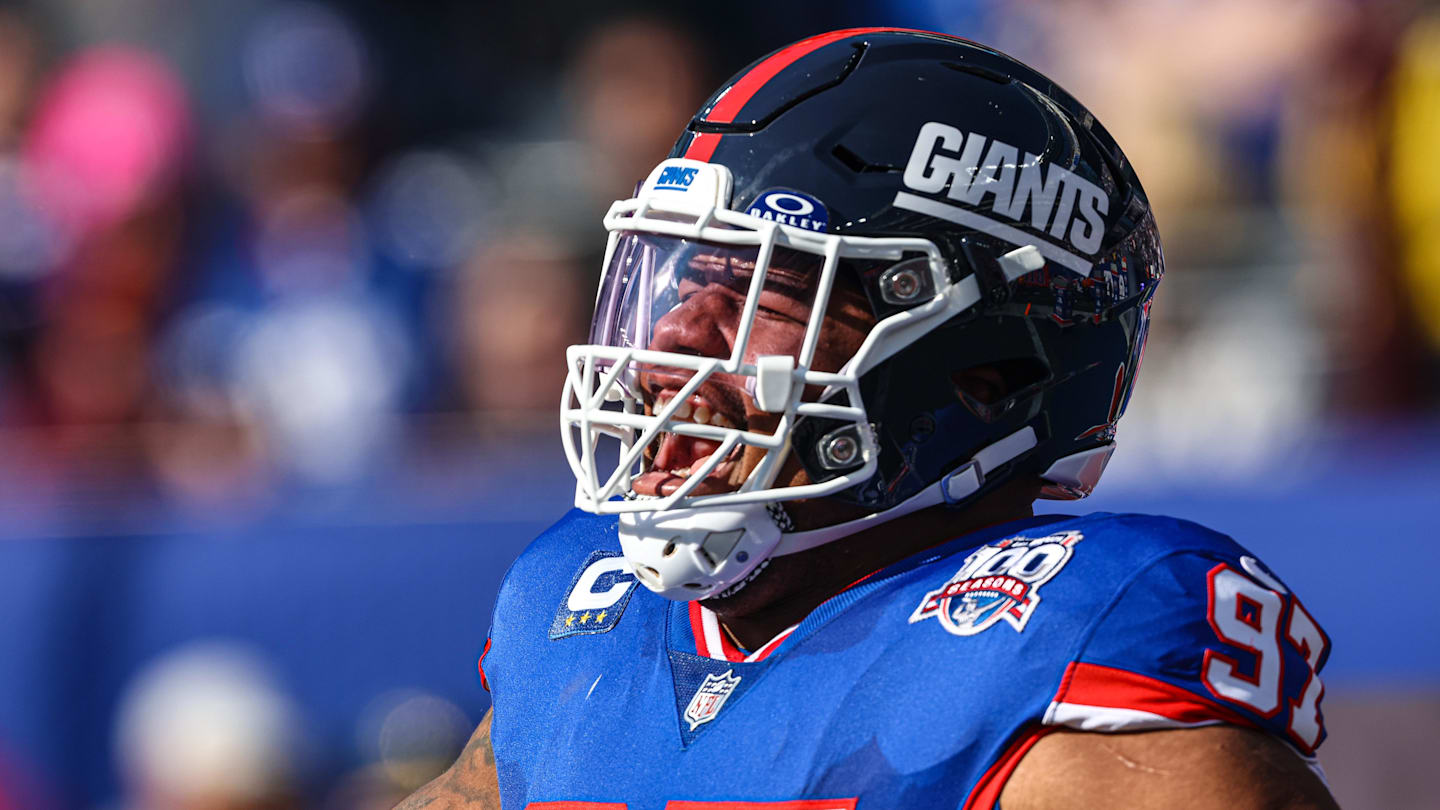 New York Giants defensive tackle Dexter Lawrence