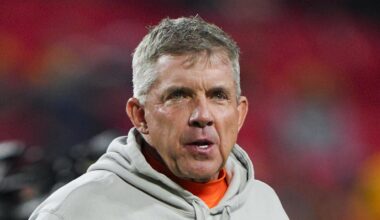 Denver Broncos head coach Sean Payton