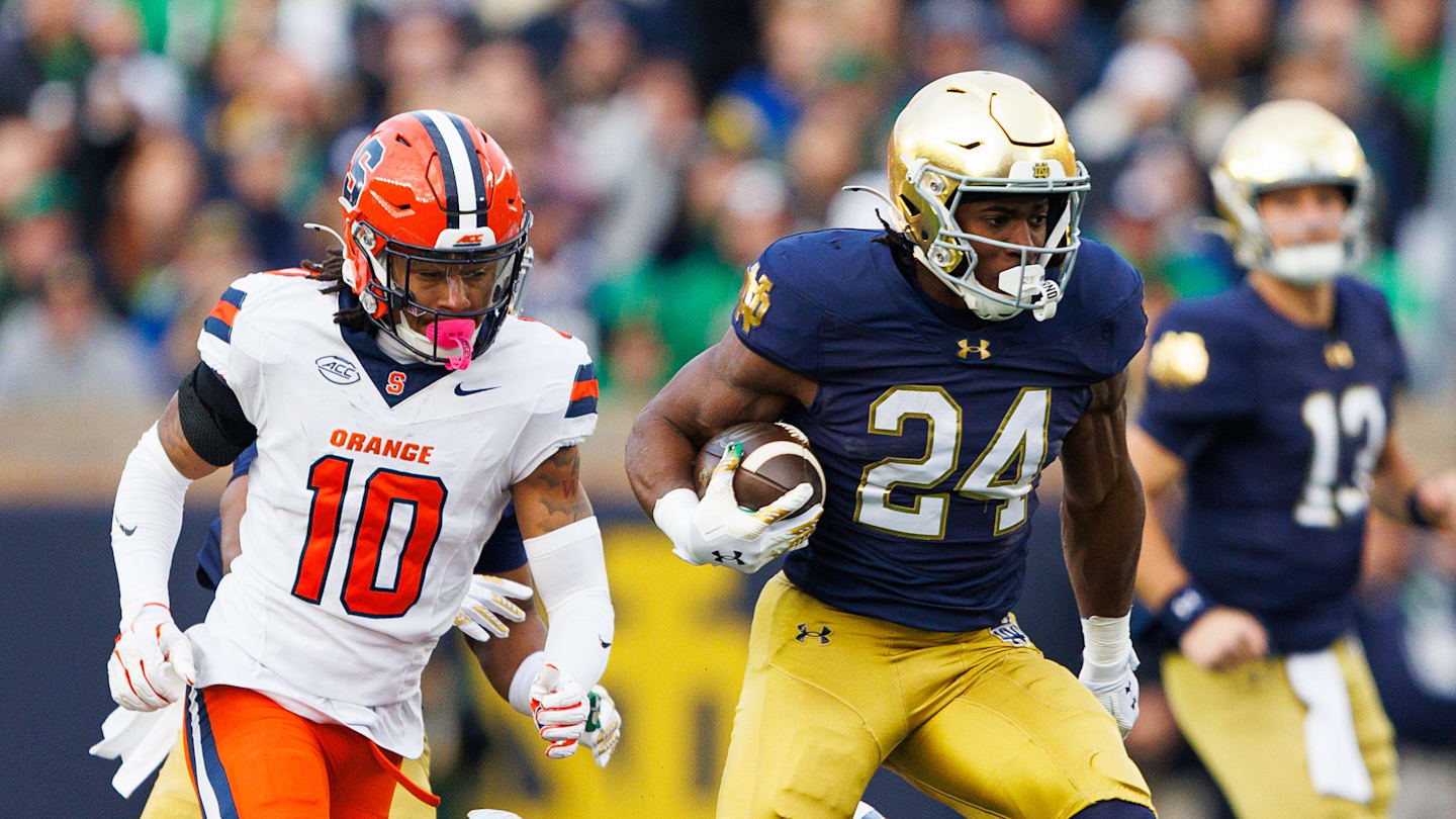 Notre Dame running back Jadarian Price