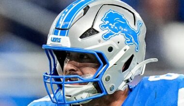 Detroit Lions tight end Sam LaPorta