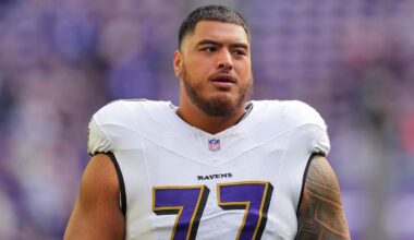 Baltimore Ravens - guard Daniel Faalele