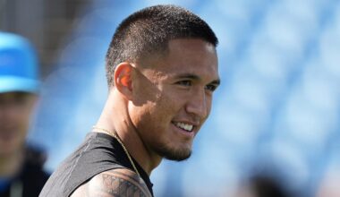 Carolina Panthers wide receiver Tetairoa McMillan