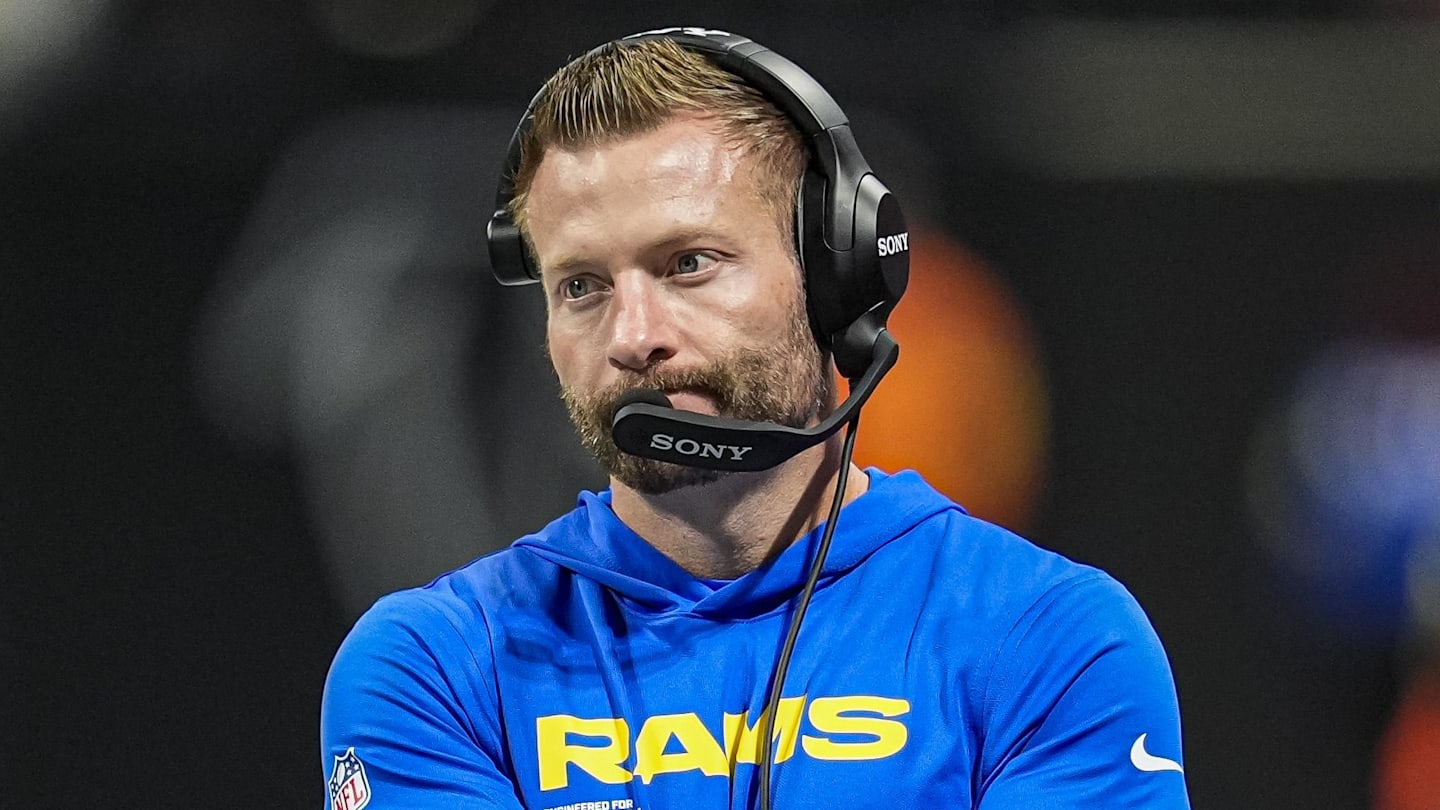 Los Angeles Rams head coach Sean McVay.