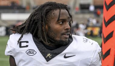 Wake Forest Demon Deacons running back Demond Claiborne