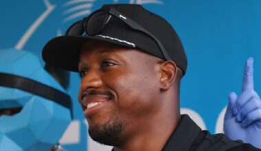 Former Carolina Panthers running back Jonathan Stewart