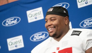 Dexter Lawrence Reportedly "Done" with NY Giants