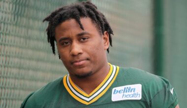 Defensive lineman Karl Brooks (94) during the 2023 Green Bay Packers    rookie minicamp on Friday, May 5, 2023 at the Don Hutson Center indoor practice facility in Ashwaubenon, Wis. Wm. Glasheen USA TODAY NETWORK-Wisconsin