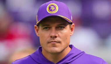 Minnesota Vikings head coach Kevin O'Connell