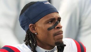 New England Patriots wide receiver DeMario Douglas