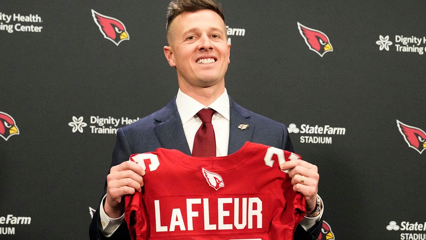 Arizona Cardinals new head coach Mike LaFleur. Mandatory Credit: Rob Schumacher-Arizona Republic