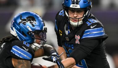 Detroit Lions Running Back Again Attends WrestleMania