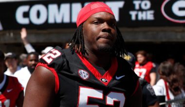 Georgia defensive lineman Christen Miller