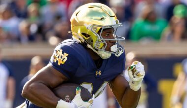 Notre Dame Fighting Irish running back Jadarian Price