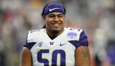 Vita Vea is a part of the Tampa Bay Buccaneers' University of Washington pipeline.