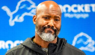 Detroit Lions Executive Vice President and General Manager Brad Holmes