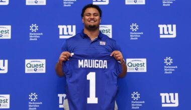 Francis Mauigoa Working with Former Giants O-Lineman to Master High-Stakes Position Switch
