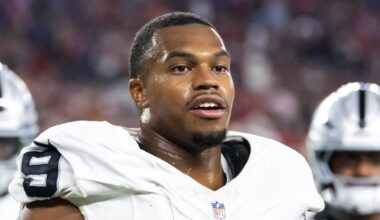 Former Las Vegas Raiders defensive end Tyree Wilson.