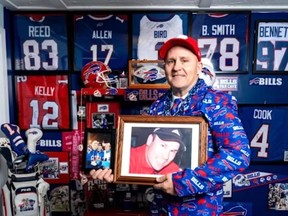 Brantford's Darryl Russell was recently named the Buffalo Bills International Fan of the Year.