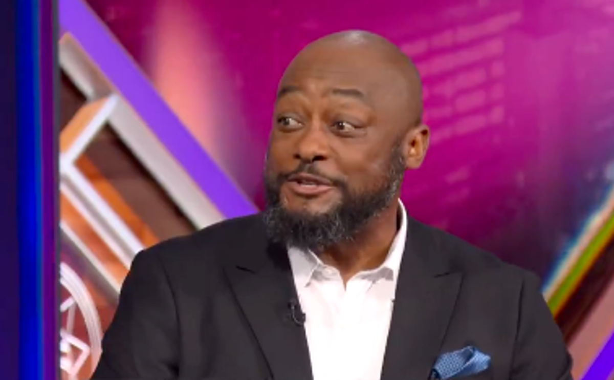 Mike Tomlin speaks while being introduced as the newest star of Football Night in America