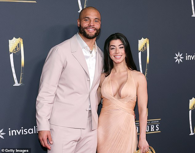 Dak Prescott is in 'a really good spot' after his shock split from fiancee Sarah Jane Ramos