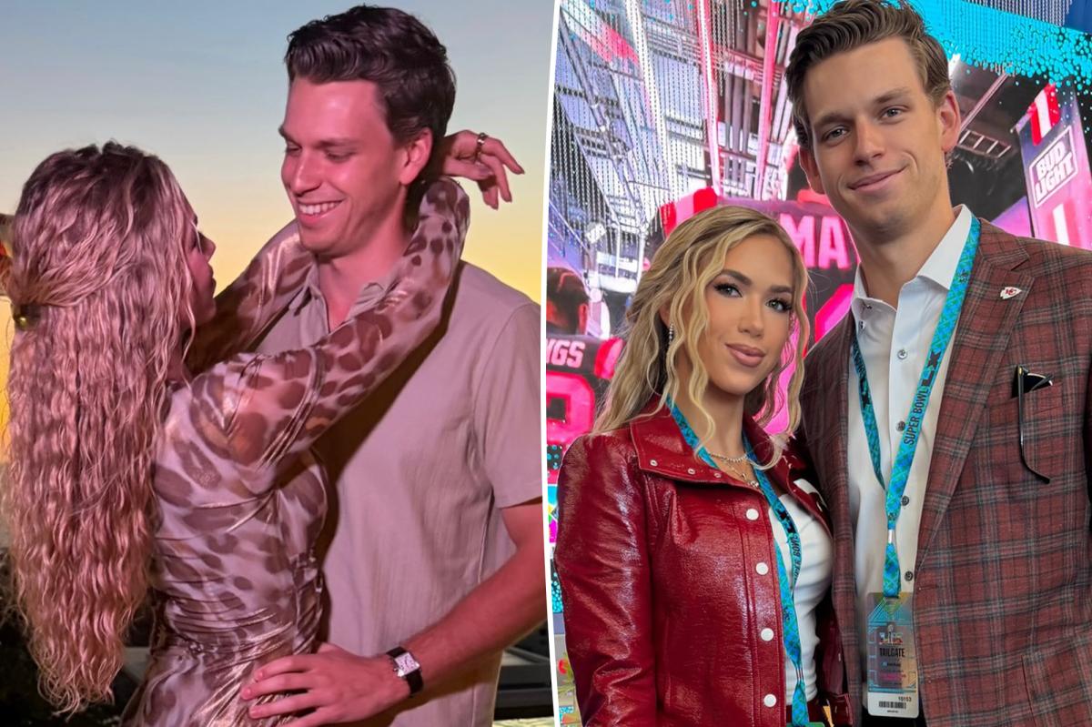 Kansas City Chiefs heiress Gracie Hunt gets engaged to ex-NFL player's son