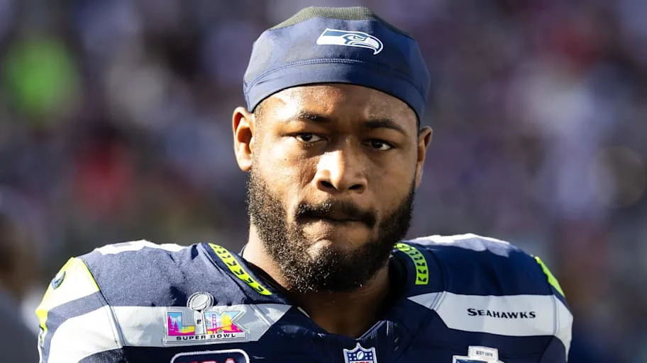 Ernest Jones IV during Super Bowl LX.