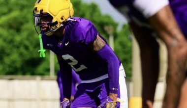 The LSU player with the most experience in college football