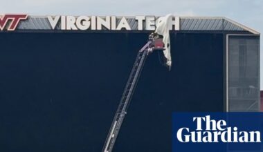 Skydiver rescued after crashing into scoreboard before Virginia Tech spring game | College football
