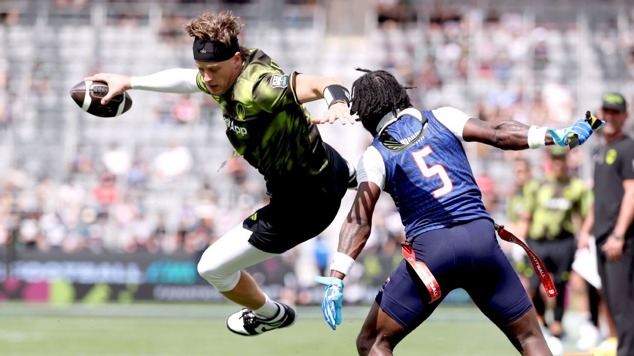 Bengals coach thankful Joe Burrow is through flag football game